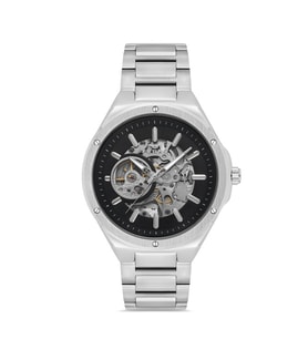 Ferro F31443A-A2 Otomatik Gri Siyah 44 mm Erkek Kol Saati