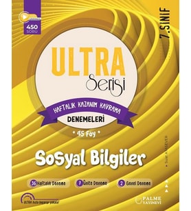 PALME ULTRA 7.SINIF SOSYAL BİLGİLER HAFTALIK KAZANIM KAVRAMA DENEMESİ