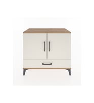 Hyperion Şifonyer 2 Raflı Tek Çekmeceli 2 Kapaklı 88x44x80 Çam-Aytaşı