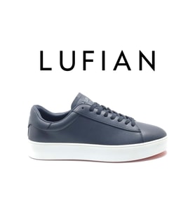Lufian 111230254 Anton Sneaker Erkek Deri Ayakkabı (Lacivert)