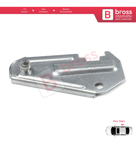 Opel Astra G T92 T98 H A04 1998-2014 İçin Arka Sağ Cam Kriko Tamir Klips Metal Bağlantı Sacı