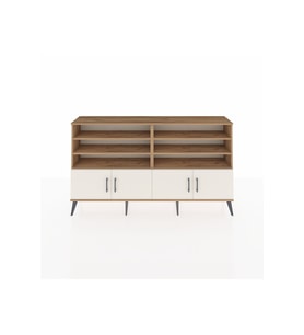 Arges Konsol 6 Raflı 4 Kapaklı 176x30x99 Çam-Aytaşı/Çam