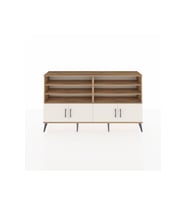 Arges Konsol 6 Raflı 4 Kapaklı 176x30x99 Çam-Aytaşı/Çam