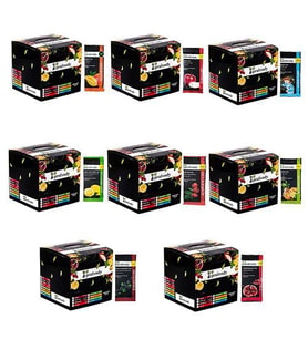 Prafendy Gerçek Meyve Taneli Tek İçimlik Çay Karışık Set  8 x 20 x 15gr