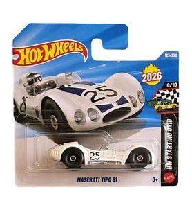 Hot Wheels Maserati Tipo 61 - Beyaz (1/64) JJH44