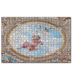 Cakapuzzle Tavan Resmi Davut ve Melekler  Puzzle Yapboz MDF (Ahşap) (120 Parça)