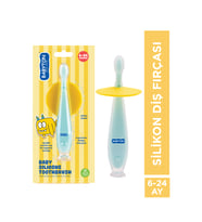 Babyton Silikon Diş Fırçası (Açık Mavi)