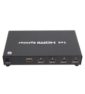 Vcom DD414A 1-4 Port 1.4V 1080P Metal Hdmi Splitter (Siyah - Beyaz)