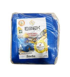 Emek Çadır Kumaşı Branda Tente UV Güneşlik Gölgelik Koruma Yağmur Su Geçirmez - 5x5 Metre - 1 Paket
