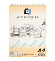 Alex Schoeller Spralli Eskiz Çizim Blok 90 gr. A4 60 Sayfa 