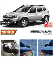 Dacia Duster Yarasa Ayna Kapağı Batman Parlak Siyah Piano Black