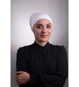 Krem Arkadan Bağlamalı İç Bone Viskon Kumaş Kaymaz Silikonlu 3002_40