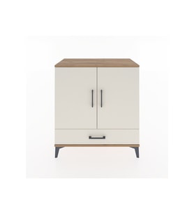 Hyperion Şifonyer Tek Raflı Tek Çekmeceli 2 Kapaklı 88x44x96 Çam-Aytaşı