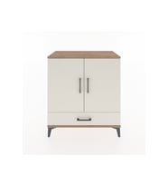 Hyperion Şifonyer Tek Raflı Tek Çekmeceli 2 Kapaklı 88x44x96 Çam-Aytaşı