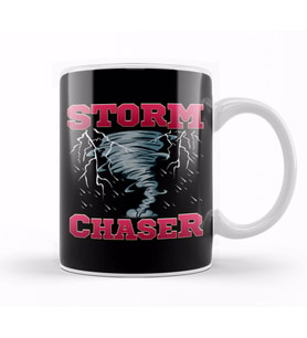 Storm Chaser Severe Weather Tornado Obsessed Kupa Bardak Porselen
