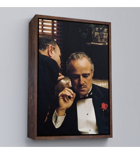 Çerçeveli Godfather Film Tablo (Beyaz)