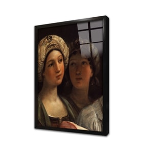 Salome With The Head Of Saint John Çerçeveli Cam Tablo