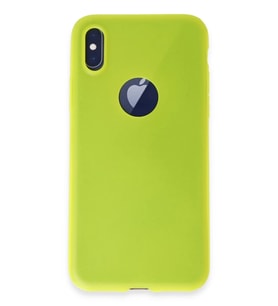 Mey İthalat® iPhone X Kılıf First Silikon - Parlak Sarı