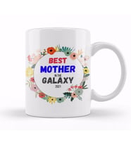 BEST MOM Mommy Flower Mothers Day 2021 Kupa Bardak Porselen
