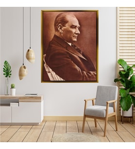 ÇERÇEVELİ ATATÜRK TABLO S124