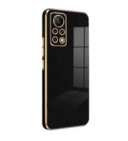 Microsonic Infinix Note 11 Pro Kılıf Olive Plated Siyah (Siyah)
