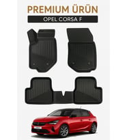 Opel Corsa F Uyumlu 3D Oto Paspas Premium