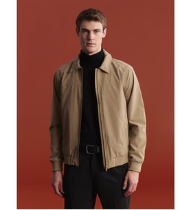LCWAIKIKI Classic Bej Gömlek Yaka Erkek Ceket