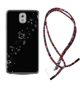 Samsung Note 3 4 5 8 9 20 Ultra 10 Lite Kılıf Boyun Asklı Rasta Silikon Planet 1620