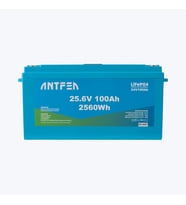 Antfea 25.6V 100Ah ABS Lityum Akü Akıllı Ekran LiFePo4