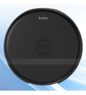 Mulpex Duvara Monte Mini Jumbo Tuvalet Kağıdı Dispenseri / Kağıtlık  Premium ABS Gövde – Siyah