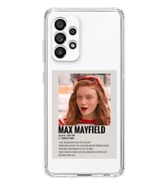 Samsung Galaxy A33 Uyumlu Stranger Things Max Mayfield Desenli Şeffaf Telefon Kılıfı