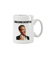 Challenge Accepted Barney Stinson How I Met Your Mother Hımym Baskılı Kupa Bardak