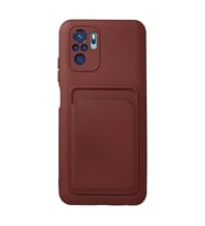Note 10s Kılıf Kelvin Kartvizitli - Bordo