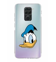 Xiaomi Redmi Note 9  Kamera Korumalı Kapak Donald Duck Tasarımlı Şeffaf  Kılıf