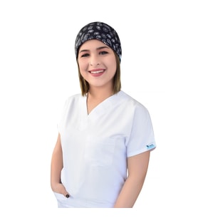 Siyah Otantik Desenli Doktor Hemşire Hastane Cerrahi Bone