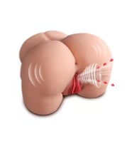 Realistik anl Vajinal Sesli İleri Geri Hareketli Emişli ve Titreşimli Suni Kalça Vajina 3.2 kg
