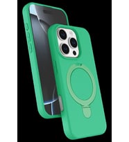 Pilelistore   Apple iPhone 16 Pro Max Regal Magsafe Standlı Kapak - Yeşil