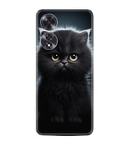 Oppo A60 Kılıf Boutique Baskılı Resimli Tombul Kedi Pcode -003