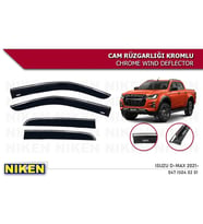 Isuzu D-Max Kromlu Cam Rüzgarlığı Niken 2021 Sonrası