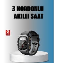 Kablosuz Şarjlı Akıllı Saat Ultra İnce Tasarım