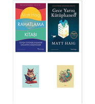 Gece Yarısı Kütüphanesi - Rahatlama Kitabı Matt Haig (2 NOT DEFTERLİ) (Renksiz)