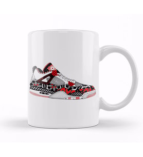 Air Jordan 11 Retro 72 10 Release Fans Art Kupa Bardak Porselen