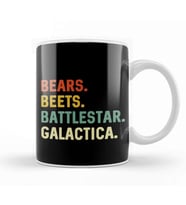 Bears Beets Battlestar Galactica The Office Jim Halpert Dwight Schrute Funny Dwight Schrute Off Kupa Bardak Porselen
