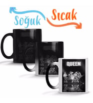 Queen Freddie Mercury 05 Sihirli Kupa Bardak Porselen