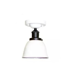 RİOLİGHT RETRO RUSTİK TEKLİ METAL PLOFONYER AVİZE  (Beyaz)