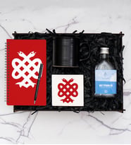 Bardak, Taş Bardak Altı, Kolonya, Defter, Kalem Hediye Kutusu 