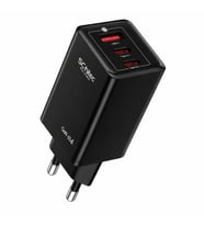 Schitec GaN 65W Ultra Hızlı Şarj Cihazı 3 Çıkışlı UsbA / 2 x Type-C Hızlı Şarj Aleti Başlığı Hi-H05