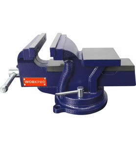 WORKPRO WP233006 125mm 360° Döner Tabanlı Örslü Profesyonel Tezgâh Mengene