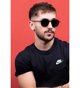 Lucas Matte Black Unisex Polarize Güneş Gözlüğü