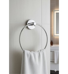Mutfak Banyo Havluluk Yuvarlak Model Havlu Askılığı